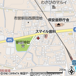 長野県安曇野市豊科5028-1周辺の地図