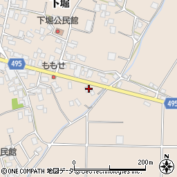 長野県安曇野市堀金烏川4884周辺の地図