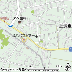 栃木県足利市上渋垂町274周辺の地図