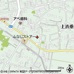 栃木県足利市上渋垂町274周辺の地図