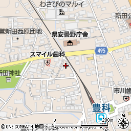 長野県安曇野市豊科4965-1周辺の地図