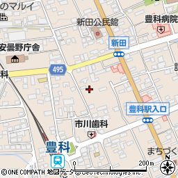 長野県安曇野市豊科5964周辺の地図