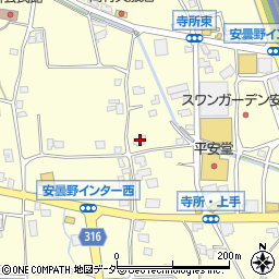 長野県安曇野市豊科南穂高寺所83周辺の地図