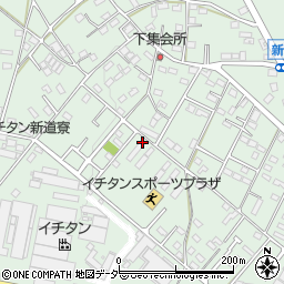 群馬県太田市新道町周辺の地図