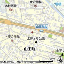 群馬県伊勢崎市山王町157-3周辺の地図