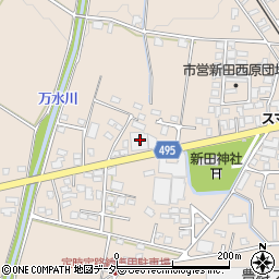 長野県安曇野市豊科5222周辺の地図
