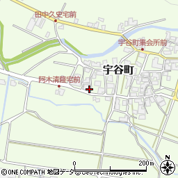 石川県加賀市宇谷町ソ周辺の地図