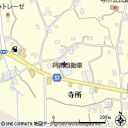 長野県安曇野市豊科南穂高627周辺の地図