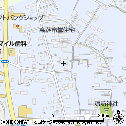栃木県佐野市高萩町548周辺の地図