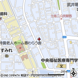 栃木県小山市土塔20周辺の地図
