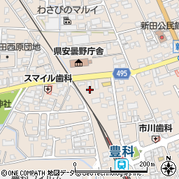 長野県安曇野市豊科4962周辺の地図