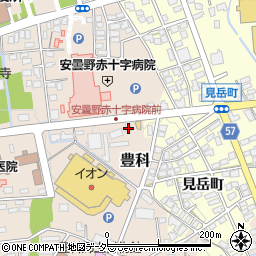 長野県安曇野市豊科4268周辺の地図