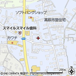栃木県佐野市高萩町534周辺の地図