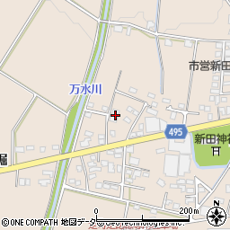 長野県安曇野市豊科新田5179-1周辺の地図