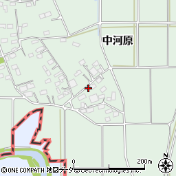 栃木県小山市中河原341周辺の地図