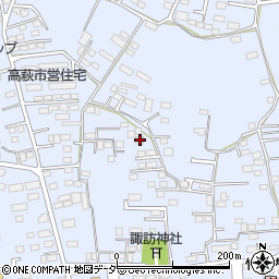 栃木県佐野市高萩町299周辺の地図