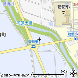 石川県加賀市森町甲周辺の地図