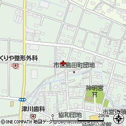 福居南町島田集会所周辺の地図