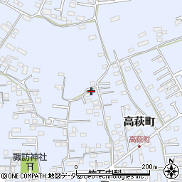 栃木県佐野市高萩町266周辺の地図