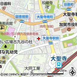 加賀市大聖寺南町公民館周辺の地図