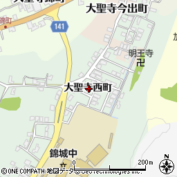 石川県加賀市大聖寺西町周辺の地図