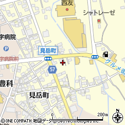 長野県安曇野市豊科南穂高555-17周辺の地図