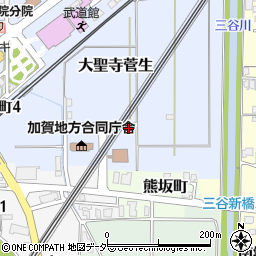 加賀市撚糸協同組合周辺の地図