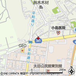 群馬県太田市熊野町9-5周辺の地図