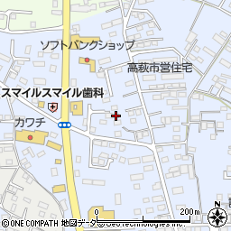 栃木県佐野市高萩町537周辺の地図