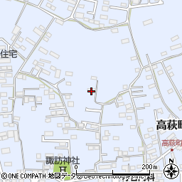 栃木県佐野市高萩町272周辺の地図