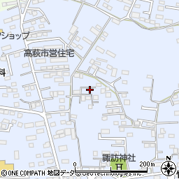 栃木県佐野市高萩町617周辺の地図