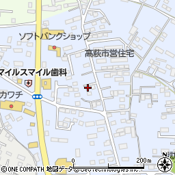 栃木県佐野市高萩町542周辺の地図