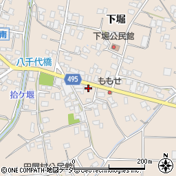 長野県安曇野市堀金烏川4857周辺の地図