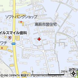 栃木県佐野市高萩町543周辺の地図