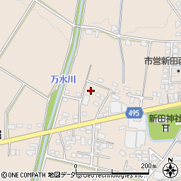 長野県安曇野市豊科新田5176周辺の地図