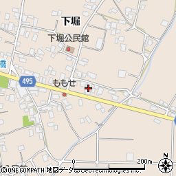 長野県安曇野市堀金烏川4879周辺の地図