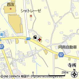 ＨｏｎｄａＣａｒｓ信州豊科店周辺の地図