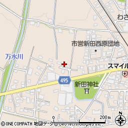 長野県安曇野市豊科5225周辺の地図