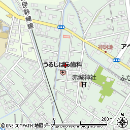栃木県足利市上渋垂町56周辺の地図