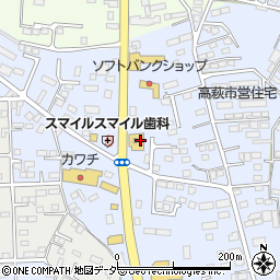 栃木県佐野市高萩町529周辺の地図