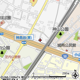 栃木県小山市神鳥谷1315周辺の地図