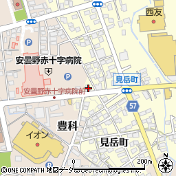 長野県安曇野市豊科南穂高487周辺の地図