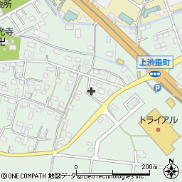 栃木県足利市上渋垂町927周辺の地図
