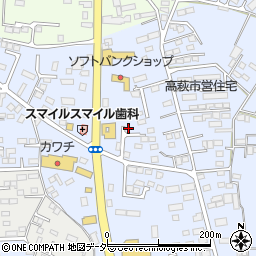 栃木県佐野市高萩町533周辺の地図
