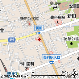 長野県安曇野市豊科新田5959周辺の地図