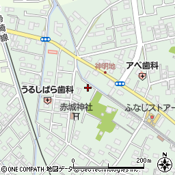 栃木県足利市上渋垂町213周辺の地図