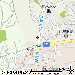 群馬県太田市熊野町11-7周辺の地図