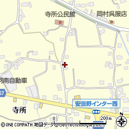 長野県安曇野市豊科南穂高寺所102周辺の地図