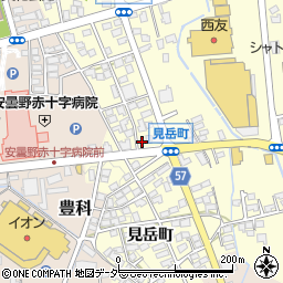 松本ゼミナール　豊科教室周辺の地図