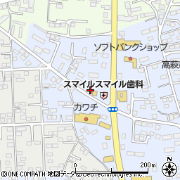 栃木県佐野市高萩町506周辺の地図